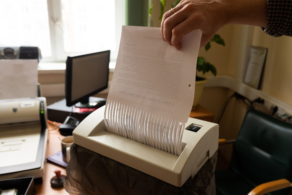 Decluttering and Shredding for Remote Workers
